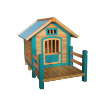 Colorful pet wooden house Accessories Wood Dog Bed